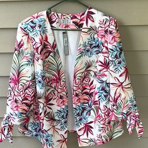 Beautiful Tahari brand floral jacket!  NWT